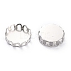 304 Stainless Steel Cabochon Settings STAS-Y001-09G-P-3