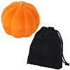 1Pc Pumpkin Flocking Jewelry Boxes VALE-BBC0001-01-7