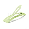 Baking Painted Alloy Snap Hair Clips Findings PHAR-M012-03-5