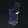 Rectangle Transparent Plastic PVC Box Gift Packaging CON-F013-01G-3