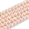 Electroplate Opaque Glass Beads Strands X-GLAA-T032-P4mm-AB09-1