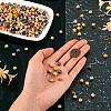 800Pcs 8 Styles CCB Plastic Beads CCB-TA0001-05-5
