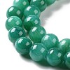 Natural Mashan Jade Round Beads Strands G-D263-8mm-XS34-3