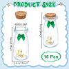 16Pcs Glass Bottle AJEW-UN00054-3