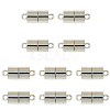 10 Bags Brass Magnetic Clasps with Loops KK-FS0002-02P-1