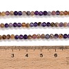 Natural Purple Fluorite Beads Strands GG-CBA753B-A01-3mm-5