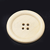 4-Hole Wooden Buttons X-WOOD-S040-40-2