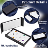 5-Slot Imitation Leather Loose Diamond Organizer Box CON-WH0089-80-4