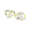 Transparent Printed Acrylic Beads OACR-H124-03C-2