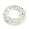 Transparent Glass Beads Strands EGLA-N028-01A-A07-3
