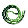 Transparent Gradient Color Glass Beads Strands GLAA-H021-01A-32-4