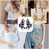 Polyester Paillette Embroidered Cloth Sew on Patches PATC-WH20008-04B-4