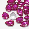Pointed Back Glass Rhinestone Cabochons RGLA-T081-20x30mm-09-1