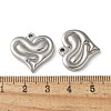 304 Stainless Steel Pendants STAS-I330-010P-3