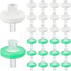 100Pcs 2 Colors Plastic Disposable Microporous Needle Syringe Filter AJEW-OC0002-54-1