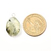 Natural Mixed Gemstone Faceted Pendants PALLOY-JF00993-01-2