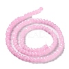 Baking Paint Imitation Jade Glass Bead Strands DGLA-A034-J4MM-A26-2