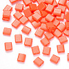 2-Hole Baking Painted Glass Seed Beads SEED-S031-L-406-1