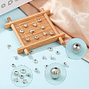 1200Pcs 6 Styles CCB Plastic Spacer Beads CCB-PA0001-09P-4