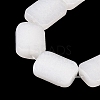 Natural White Jade Beads Strands G-M420-M06-02-4