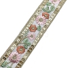 10 Yards Embroidery Flower Polyester Ribbon PW-WG22962-02-1