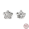 925 Sterling Silver Bead Caps STER-A041-03AS-1