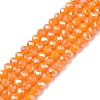 Electroplate Glass Beads Strands EGLA-A044-P3mm-B29-1