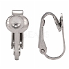 Tarnish Resistant 304 Stainless Steel Clip-on Earring Findings LS-X-STAS-G081-63P-5