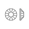 Preciosa&reg Crystal Hotfix Flatback Stones Y-PRC-HSS12-33400-200-3