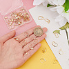 48Pcs 6 Styles Brass Leverback Earring Findings KK-AR0003-59G-4