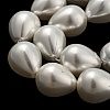 Teardrop Shell Pearl Bead Strands BSHE-L015-12x16-01-7