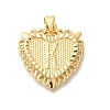 Rack Plating Brass Pendants KK-I722-09G-K-1