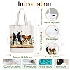 Canvas Women's Tote Bags ABAG-WH0057-007-2