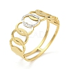 304 Stainless Steel Pave Crystal Rhinestone Hollow Out Hinged Bangles for Women BJEW-D044-07B-G-1