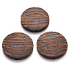 Painted Natural Wood Beads X-WOOD-N006-06E-1