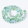 Synthetic Moonstone Beads Strands G-S283-8mm-11A-2