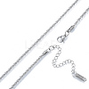 Non-Tarnish 304 Stainless Steel Rope Chains Necklace for Men Women NJEW-N052-01P-2