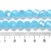 Imitation Jade Glass Beads Stands EGLA-A035-J8mm-B04-5