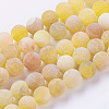 Natural Weathered Agate Beads Strands X-G-G589-8mm-02-4