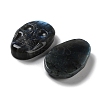 Natural Labradorite Engraved Cabochons G-C097-01B-3