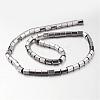 Electroplate Non-magnetic Synthetic Hematite Bead Strands G-F300-38A-01-2