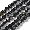 Dyed Natural Blue Tiger Eye Beads Strands G-P497-01E-74-1