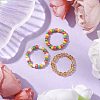 Glass Beads Stretch Rings for Woman RJEW-JR00735-2