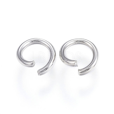 Tarnish Resistant 304 Stainless Steel Open Jump Rings A-STAS-F110-06P-1