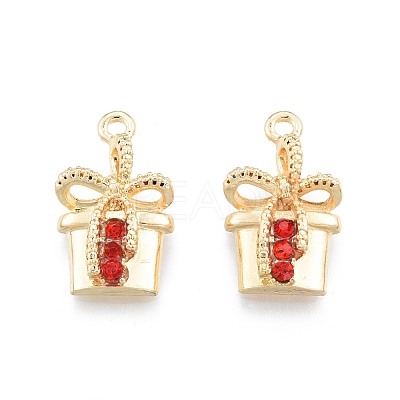 Alloy Rhinestone Pendants FIND-A017-48LG-1