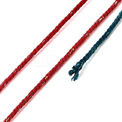 30M Segment Dyed Cotton & Metallic String Threads OCOR-F018-01J-1