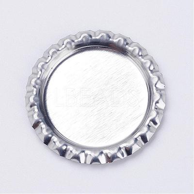 Iron Cabochon Settings IFIN-G067-08S-1