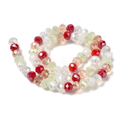 Glass Beads Strands EGLA-A034-M8mm-57-1