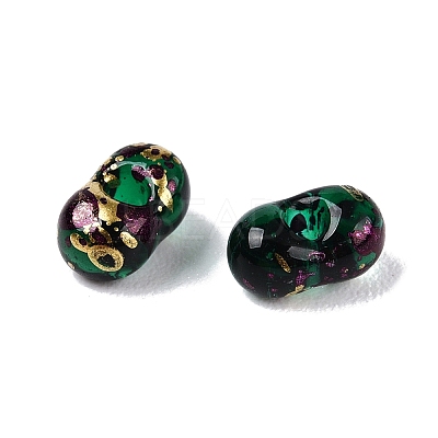 Picasso Spray Painted Glass Seed Beads SEED-T006-04-14-1