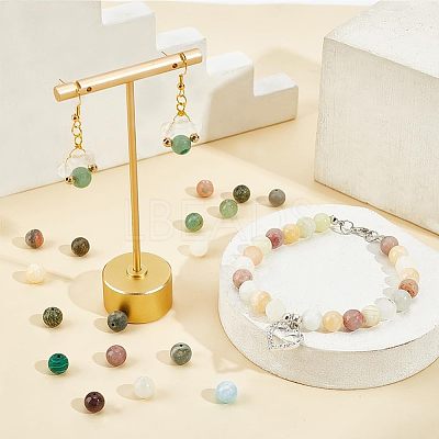 375Pcs 15 Styles Natural & Synthetic Gemstone Beads G-NB0003-87-1